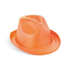Vue Chapeau en PP - Manolo de couleur orange| Krokrodeal