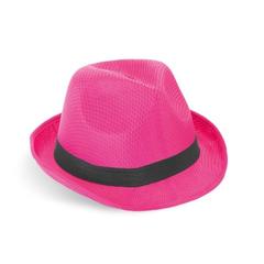 Vue Chapeau en PP - Manolo de couleur rose| Krokrodeal