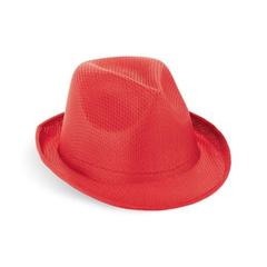 Vue Chapeau en PP - Manolo de couleur rouge| Krokrodeal