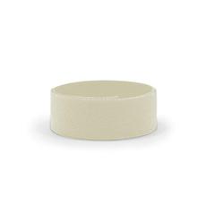Vue Ruban pour chapeau - Diane de couleur beige| Krokrodeal