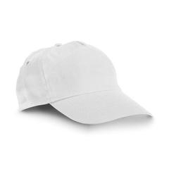 Vue Casquette enfant en polyester - Chilka de couleur blanc| Krokrodeal