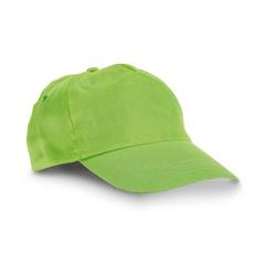 Vue Casquette enfant en polyester - Chilka de couleur vert| Krokrodeal