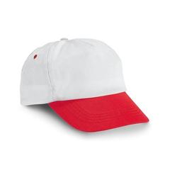 Vue Casquette - Stefano de couleur rouge| Krokrodeal