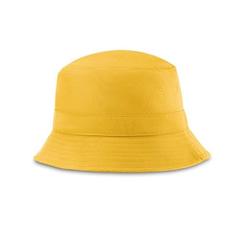 Vue Panama en toile coton et polyester (220 g/m²) - Joseph de couleur jaune| Krokrodeal