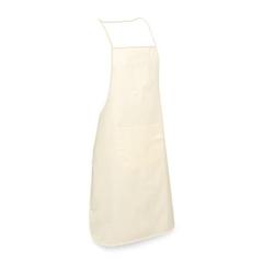 Vue Tablier 100% coton - Chilli de couleur beige| Krokrodeal