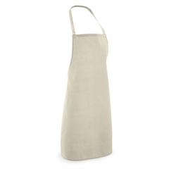 Vue Tablier en coton et polyester (180 g/m²) - Curry de couleur marron| Krokrodeal