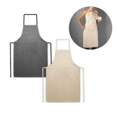Vue générale Tablier avec coton recyclé (140 g/m²) - Zimbro | Krokrodeal