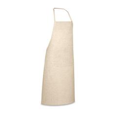 Vue Tablier avec coton recyclé (140 g/m²) - Zimbro de couleur beige| Krokrodeal