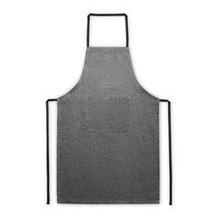 Vue Tablier avec coton recyclé (140 g/m²) - Zimbro de couleur noir| Krokrodeal