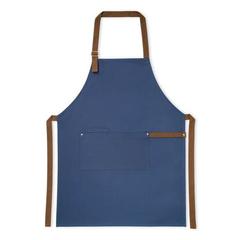 Vue Tablier 100% coton (300 g/m²) - Vesper de couleur bleu| Krokrodeal