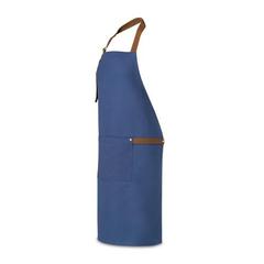 Vue Tablier 100% coton (300 g/m²) - Vesper de couleur bleu| Krokrodeal