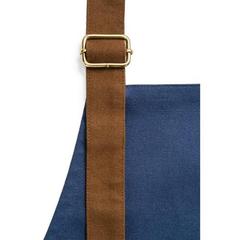 Vue Tablier 100% coton (300 g/m²) - Vesper de couleur bleu| Krokrodeal