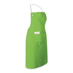 Vue générale Tablier en coton et polyester (150 g/m²) - Chives | Krokrodeal