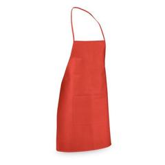 Vue Tablier non tissé (80 g/m²) - Celery de couleur rouge| Krokrodeal