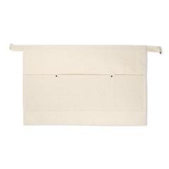 Vue Tablier polyvalent en toile de coton (260 g/m²) - Chicory de couleur beige| Krokrodeal