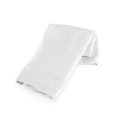 Vue Serviette de sport en coton - Cancha de couleur blanc| Krokrodeal