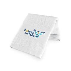 Vue Serviette de sport en coton (380 g/m²) - Gehrig de couleur blanc| Krokrodeal
