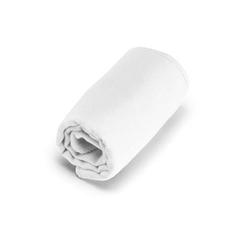 Vue Serviette de sport en microfibre avec pochette 190T (210 g/m²) - Travis de couleur blanc| Krokrodeal