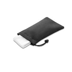 Vue Serviette de sport en rPET avec pochette en non-tissé - Bernal de couleur blanc| Krokrodeal
