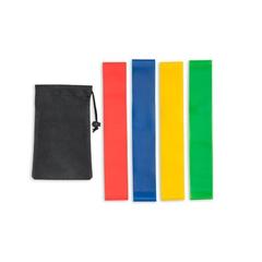 Vue Jeu de bandes élastiques avec pochette en non-tissé - Burpee de couleur noir| Krokrodeal