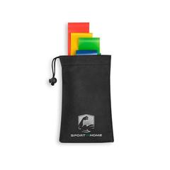 Vue Jeu de bandes élastiques avec pochette en non-tissé - Burpee de couleur noir| Krokrodeal