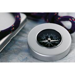 Vue Target Boussole - Target de couleur gris| Krokrodeal
