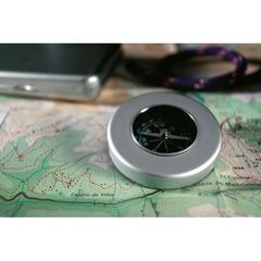 Vue Target Boussole - Target de couleur gris| Krokrodeal