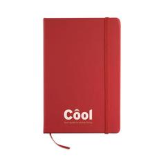 Vue Bloc-notes A5 - Arconot de couleur rouge| Krokrodeal