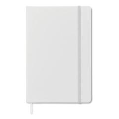 Vue Bloc-notes A5 - Arconot de couleur blanc| Krokrodeal