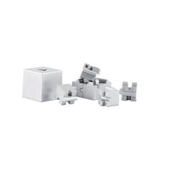 Vue Puzzle 3D - Kubzle de couleur gris| Krokrodeal