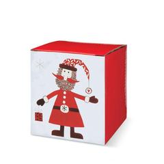 Vue Mug avec petite cuillère 250ml - Claus de couleur -| Krokrodeal