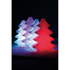 Vue Lumière changeante sapin - Lumitree de couleur blanc| Krokrodeal