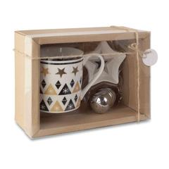 Vue Tasse, soucoupe et infuseur - Unique de couleur -| Krokrodeal