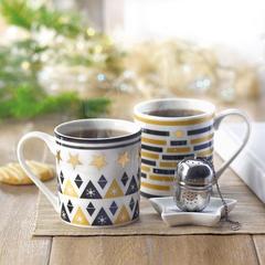 Vue Tasse, soucoupe et infuseur - Unique de couleur -| Krokrodeal