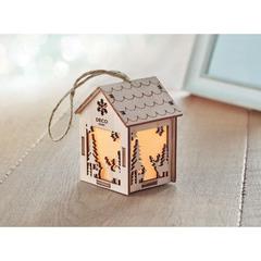 Vue Maisonnette en MDF lumière - Ponia de couleur marron| Krokrodeal