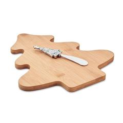 Vue Set à fromages en bambou - Treechesse de couleur marron| Krokrodeal