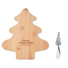 Vue Set à fromages en bambou - Treechesse de couleur marron| Krokrodeal