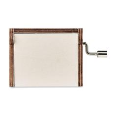 Vue Boîte à musique en bois - Boxmas de couleur marron| Krokrodeal