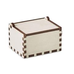 Vue Boîte à musique en bois - Boxmas de couleur marron| Krokrodeal