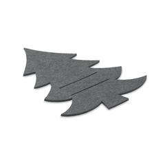Vue 4 portes couverts feutre RPET - Treesguard de couleur gris| Krokrodeal