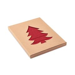 Vue 4 portes couverts feutre RPET - Treesguard de couleur rouge| Krokrodeal