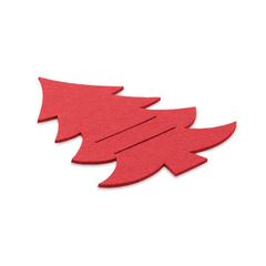 Vue 4 portes couverts feutre RPET - Treesguard de couleur rouge| Krokrodeal