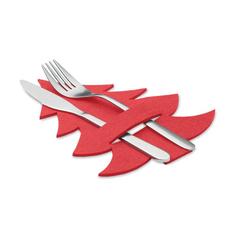 Vue 4 portes couverts feutre RPET - Treesguard de couleur rouge| Krokrodeal