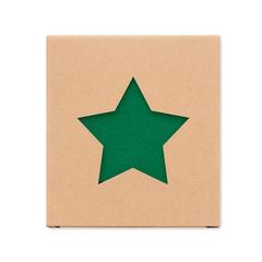 Vue Sous verres en feutre RPET - Starguard de couleur vert| Krokrodeal