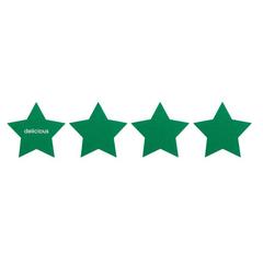 Vue Sous verres en feutre RPET - Starguard de couleur vert| Krokrodeal