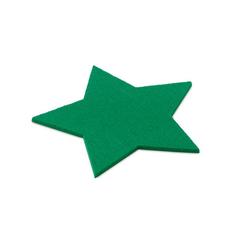 Vue Sous verres en feutre RPET - Starguard de couleur vert| Krokrodeal