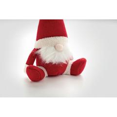 Vue Lutin de Noel décoratif - Dwarf de couleur rouge| Krokrodeal