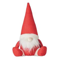 Vue Lutin de Noel décoratif - Dwarf de couleur rouge| Krokrodeal