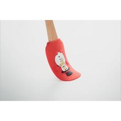 Vue Spatule de Noël en silicone - Sweet de couleur rouge| Krokrodeal
