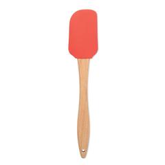 Vue Spatule de Noël en silicone - Sweet de couleur rouge| Krokrodeal